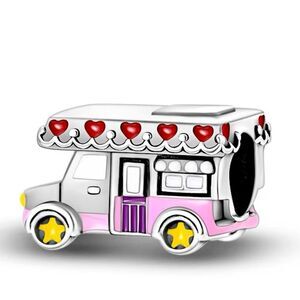 NWOT Pandora Fit Bus Silver Charm